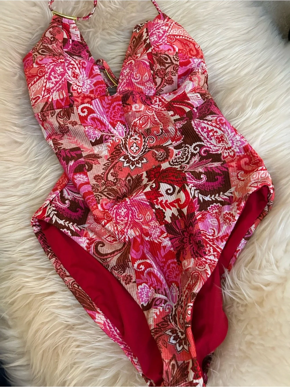 Newest arrival  BECCA Bali Abigail Princess Seam one Piece Swimsuit size large